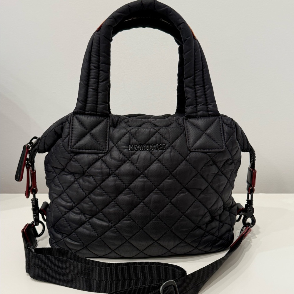MZ Wallace Sutton Deluxe Black Quilted Crossbody